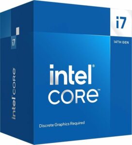 Intel Core i7-14700F, 8C+12c/28T, 2.10-5.40GHz