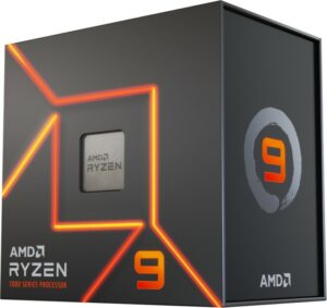 AMD Ryzen 9 7900X, 12C/24T, 4.70-5.60GHz